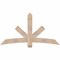 Ekena Millwork Alberta Smooth Timber Gable Bracket, Douglas Fir, 72"W x 39"H x 5 1/2"D x 5 1/2"F, 13/12 Pitch GBW072X39X0606ALB00SDF - alternate 1